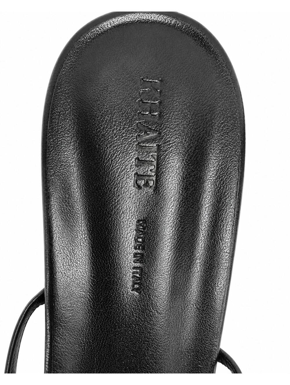 KHAITE Loop Kitten Heel Strappy Sandal Black Leather EU 39.5 US 9.5 | NIB - Picture 7 of 9